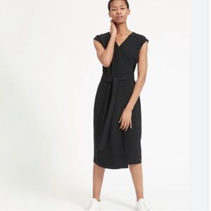 The Japanese GoWeave Short-Sleeve Wrap Dress